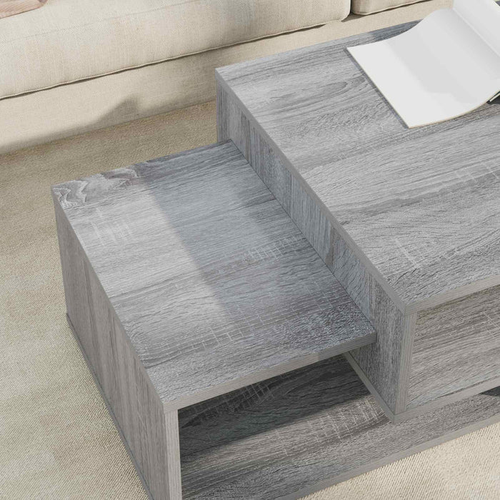 Masă de cafea Gri Sonoma 105 x 50 x 32,5 cm Lemn compozit - WALTI WALTI