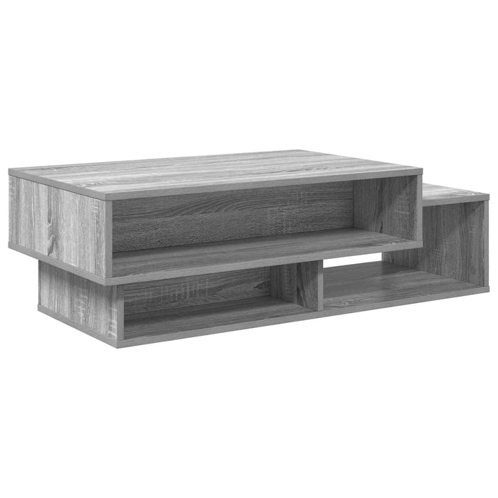 Masă de cafea Gri Sonoma 105 x 50 x 32,5 cm Lemn compozit - WALTI WALTI