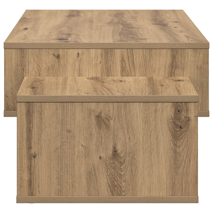 Masă de cafea Stejar Artizanal 105 x 50 x 32,5 cm Lemn compozit - WALTI WALTI