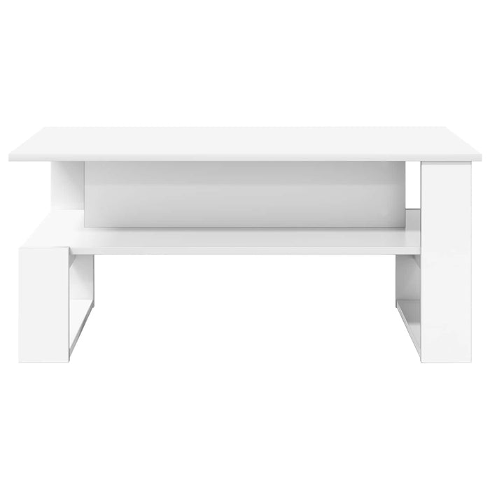 Masă de cafea Alb 90 x 50 x 40 cm Lemn compozit - WALTI WALTI