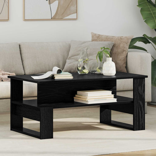 Masă de cafea Stejar Negru 90 x 50 x 40 cm Lemn compozit - WALTI WALTI