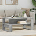 Masă de cafea Gri din beton 90 x 50 x 40 cm Lemn compozit - WALTI WALTI
