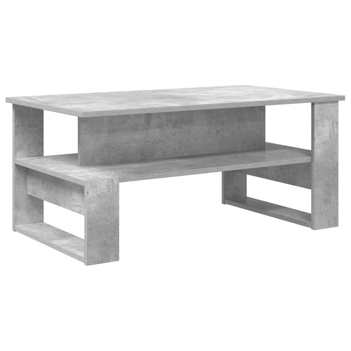 Masă de cafea Gri din beton 90 x 50 x 40 cm Lemn compozit - WALTI WALTI