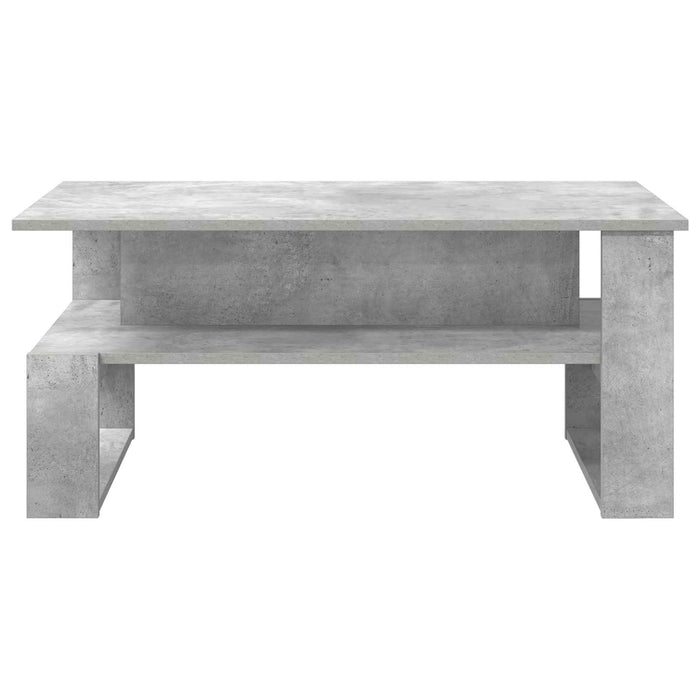 Masă de cafea Gri din beton 90 x 50 x 40 cm Lemn compozit - WALTI WALTI