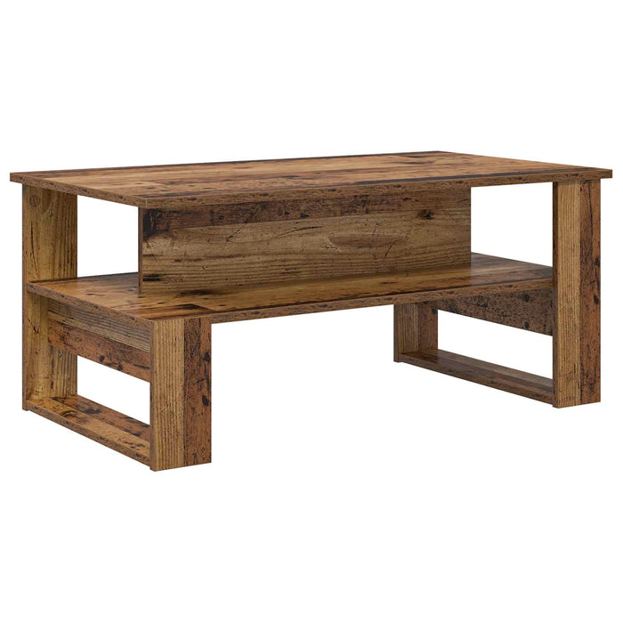 Masă de cafea Lemn vechi 90 x 50 x 40 cm Lemn compozit - WALTI WALTI