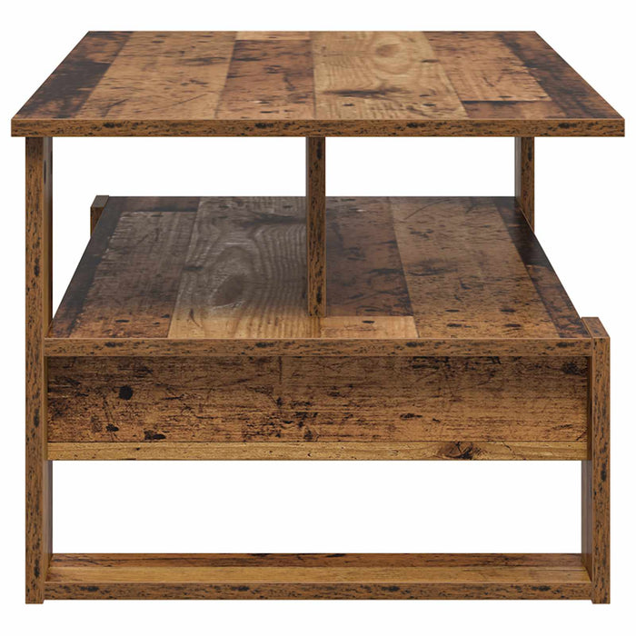 Masă de cafea Lemn vechi 90 x 50 x 40 cm Lemn compozit - WALTI WALTI