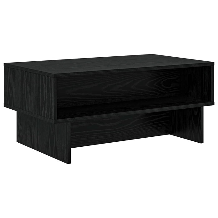 Masă de cafea Stejar Negru 80 x 46 x 35 cm Lemn compozit - WALTI WALTI