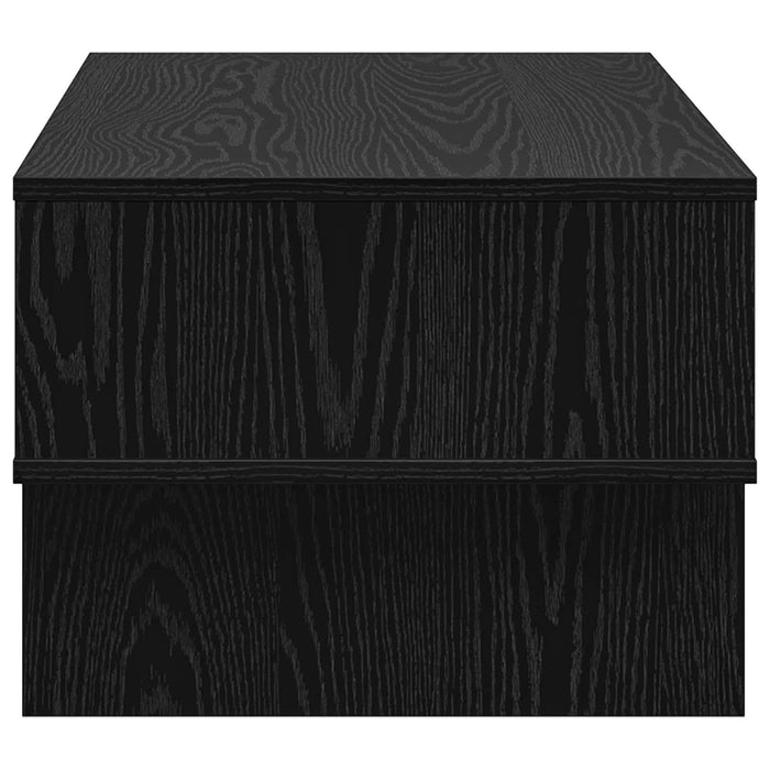 Masă de cafea Stejar Negru 80 x 46 x 35 cm Lemn compozit - WALTI WALTI