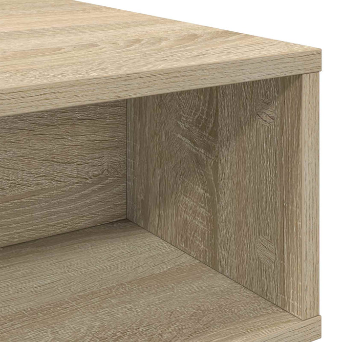 Masă de cafea Stejar Sonoma 80 x 46 x 35 cm Lemn compozit - WALTI WALTI