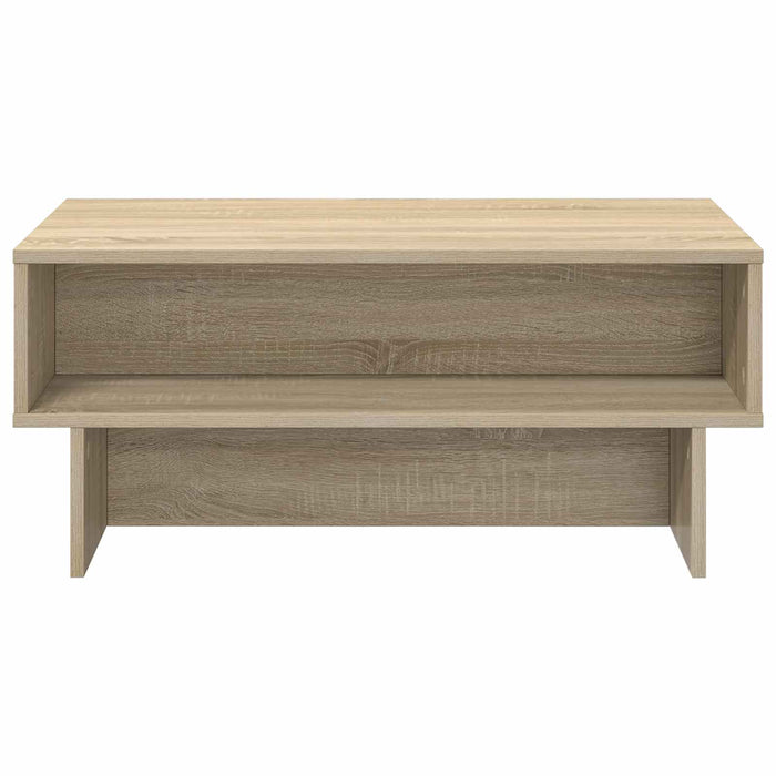 Masă de cafea Stejar Sonoma 80 x 46 x 35 cm Lemn compozit - WALTI WALTI