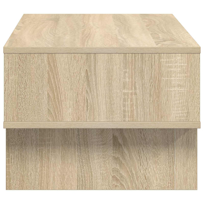 Masă de cafea Stejar Sonoma 80 x 46 x 35 cm Lemn compozit - WALTI WALTI