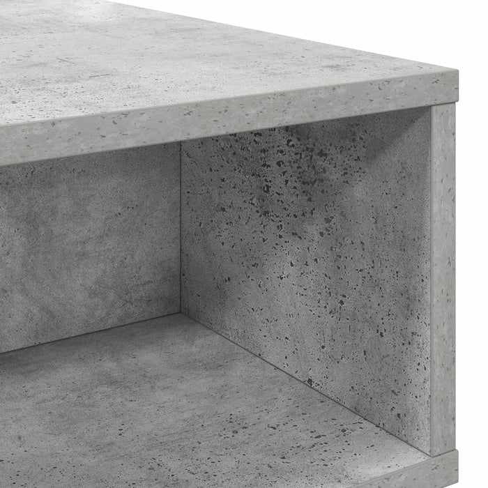 Masă de cafea Gri din beton 80 x 46 x 35 cm Lemn compozit - WALTI WALTI