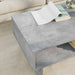 Masă de cafea Gri din beton 80 x 46 x 35 cm Lemn compozit - WALTI WALTI