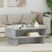 Masă de cafea Gri din beton 80 x 46 x 35 cm Lemn compozit - WALTI WALTI