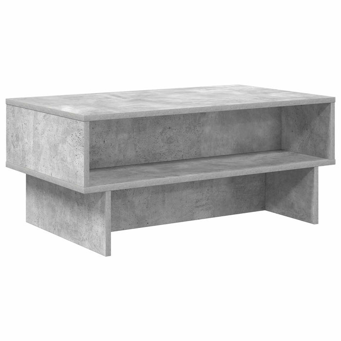 Masă de cafea Gri din beton 80 x 46 x 35 cm Lemn compozit - WALTI WALTI