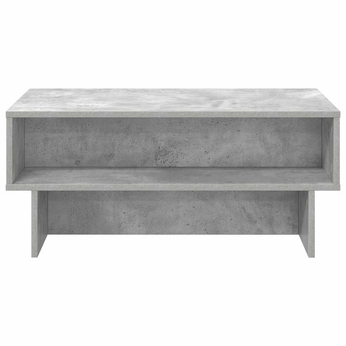 Masă de cafea Gri din beton 80 x 46 x 35 cm Lemn compozit - WALTI WALTI