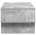 Masă de cafea Gri din beton 80 x 46 x 35 cm Lemn compozit - WALTI WALTI