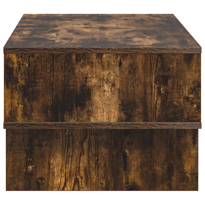 Masă de cafea Stejar fumuriu 80 x 46 x 35 cm Lemn compozit - WALTI WALTI