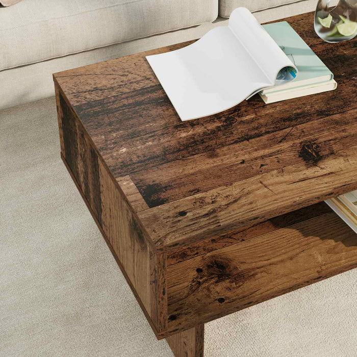 Masă de cafea Lemn vechi 80 x 46 x 35 cm Lemn compozit - WALTI WALTI