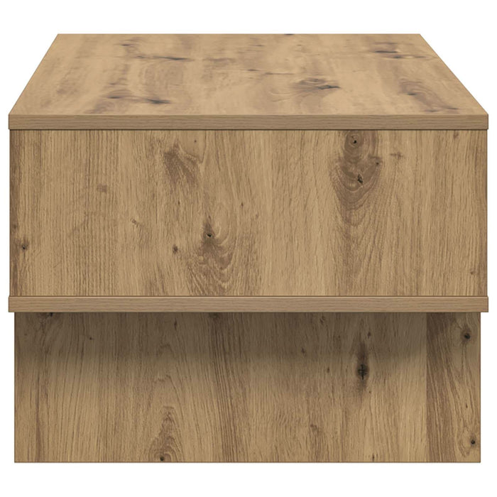 Masă de cafea Stejar Artizanal 80 x 46 x 35 cm Lemn compozit - WALTI WALTI