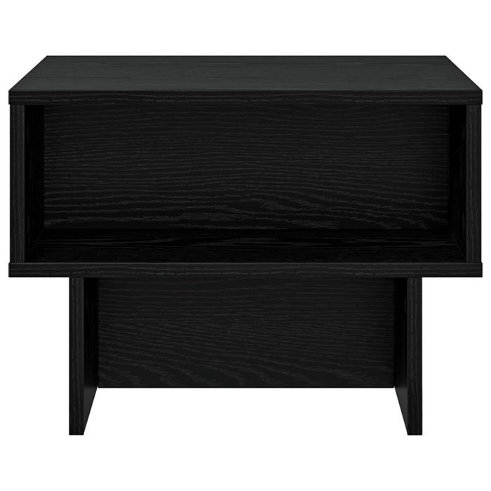 Masă de cafea Stejar Negru 48 x 46 x 35 cm Lemn compozit - WALTI WALTI