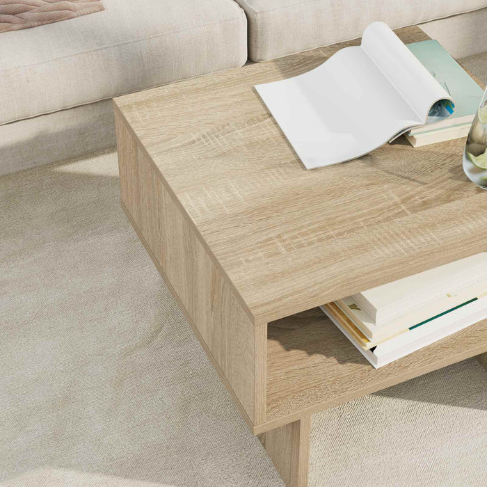 Masă de cafea Stejar Sonoma 48 x 46 x 35 cm Lemn compozit - WALTI WALTI