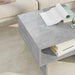 Masă de cafea Gri din beton 48 x 46 x 35 cm Lemn compozit - WALTI WALTI