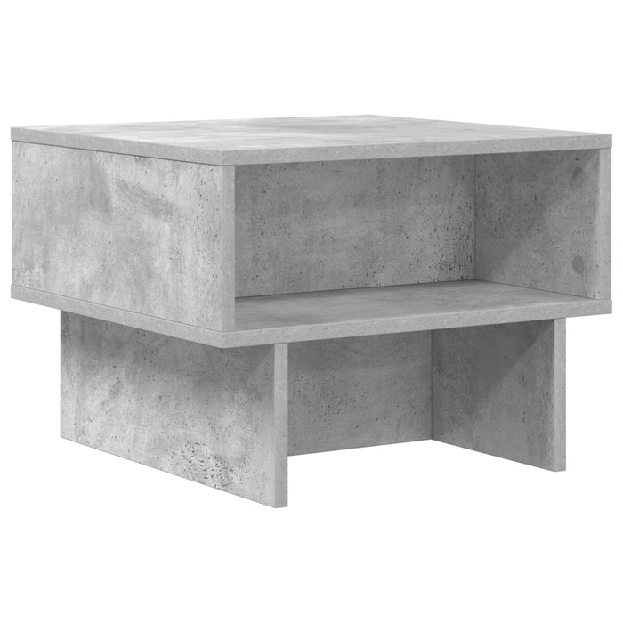 Masă de cafea Gri din beton 48 x 46 x 35 cm Lemn compozit - WALTI WALTI