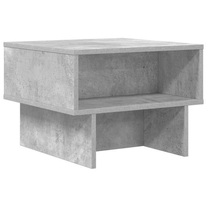 Masă de cafea Gri din beton 48 x 46 x 35 cm Lemn compozit - WALTI WALTI
