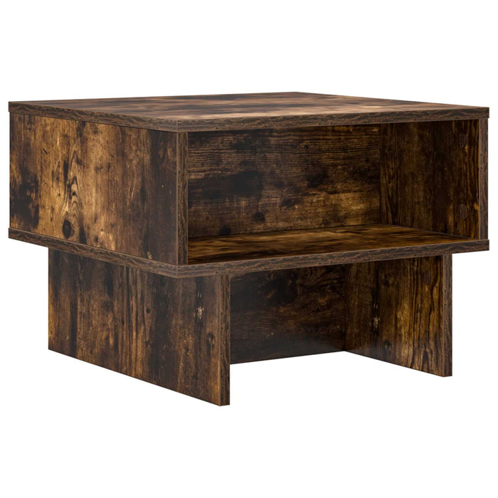 Masă de cafea Stejar fumuriu 48 x 46 x 35 cm Lemn compozit - WALTI WALTI
