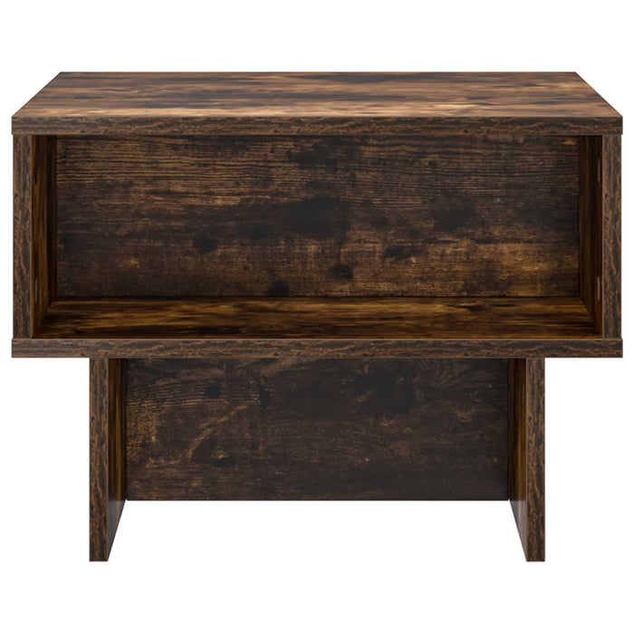 Masă de cafea Stejar fumuriu 48 x 46 x 35 cm Lemn compozit - WALTI WALTI