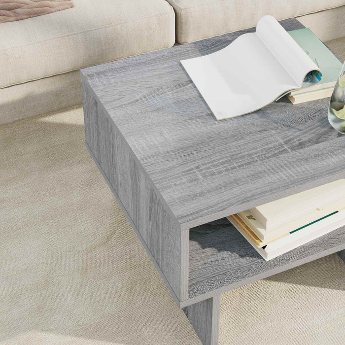 Masă de cafea Gri Sonoma 48 x 46 x 35 cm Lemn compozit - WALTI WALTI