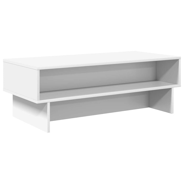 Masă de cafea Alb 100 x 46 x 35 cm Lemn compozit - WALTI WALTI