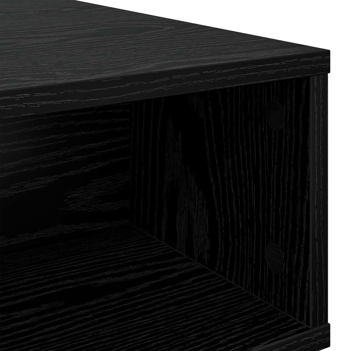 Masă de cafea Stejar Negru 100 x 46 x 35 cm Lemn compozit - WALTI WALTI