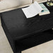Masă de cafea Stejar Negru 100 x 46 x 35 cm Lemn compozit - WALTI WALTI