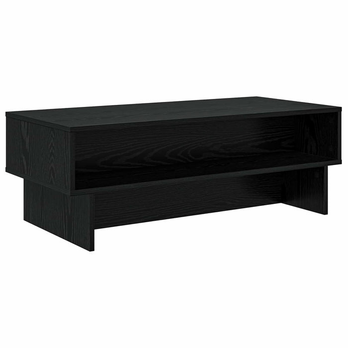 Masă de cafea Stejar Negru 100 x 46 x 35 cm Lemn compozit - WALTI WALTI