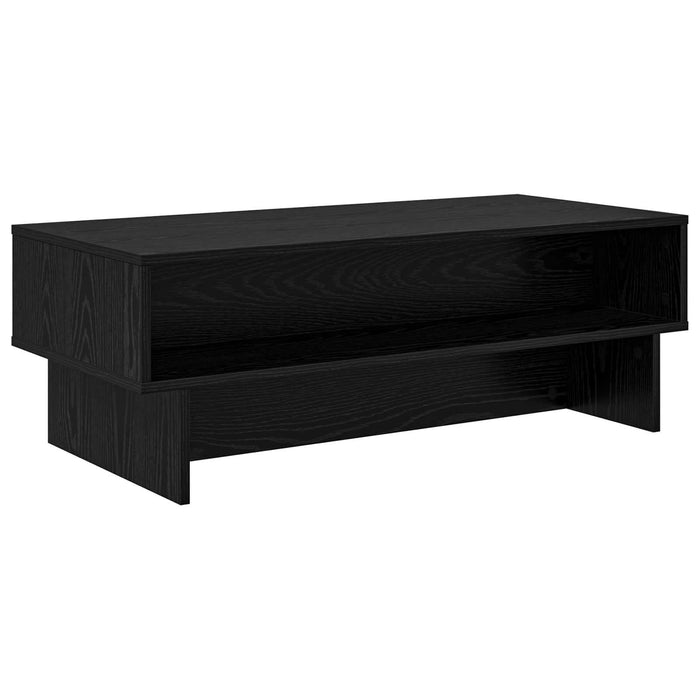 Masă de cafea Stejar Negru 100 x 46 x 35 cm Lemn compozit - WALTI WALTI