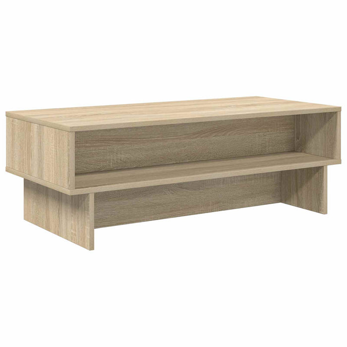 Masă de cafea Stejar Sonoma 100 x 46 x 35 cm Lemn compozit - WALTI WALTI