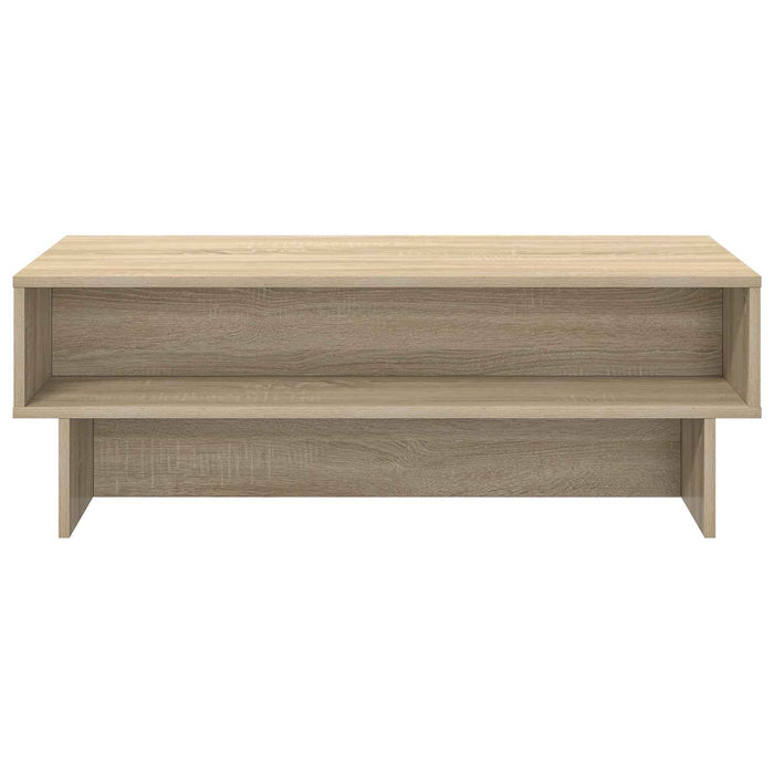 Masă de cafea Stejar Sonoma 100 x 46 x 35 cm Lemn compozit - WALTI WALTI