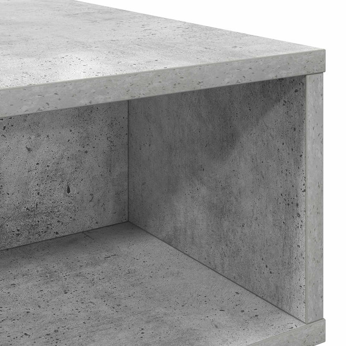 Masă de cafea Gri din beton 100 x 46 x 35 cm Lemn compozit - WALTI WALTI