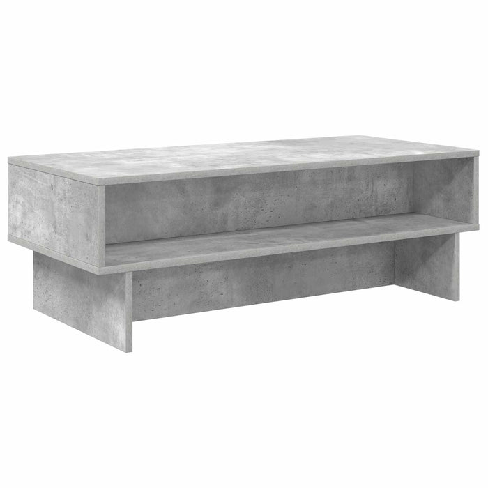 Masă de cafea Gri din beton 100 x 46 x 35 cm Lemn compozit - WALTI WALTI