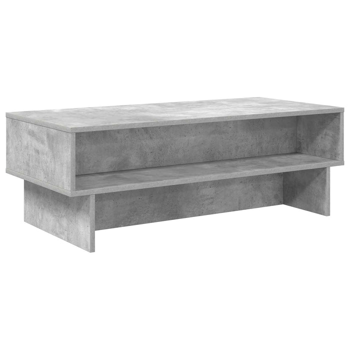 Masă de cafea Gri din beton 100 x 46 x 35 cm Lemn compozit - WALTI WALTI