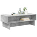 Masă de cafea Gri din beton 100 x 46 x 35 cm Lemn compozit - WALTI WALTI