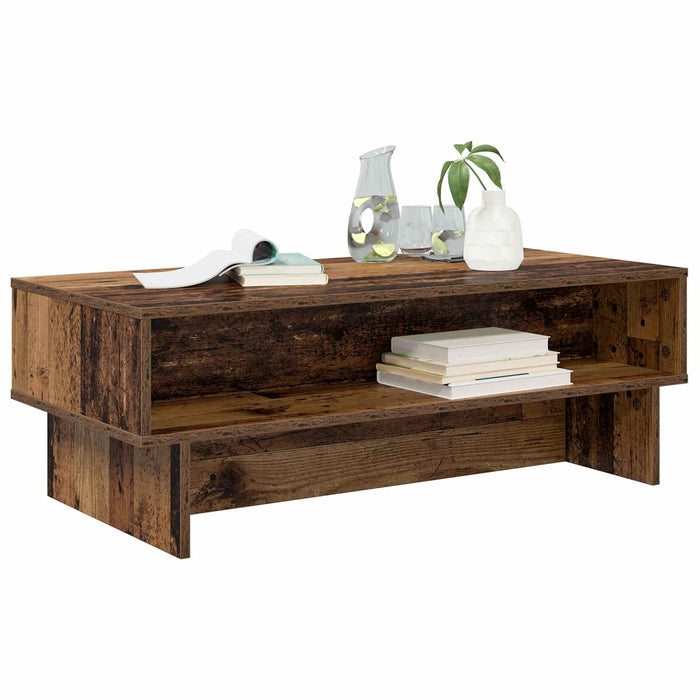 Masă de cafea Lemn vechi 100 x 46 x 35 cm Lemn compozit - WALTI WALTI