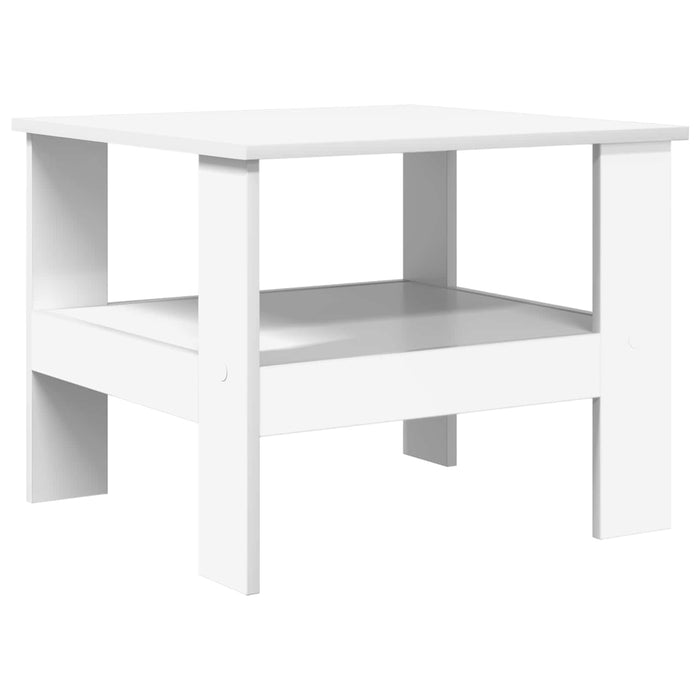 Masă de cafea Alb 57 x 55 x 45 cm Lemn compozit - WALTI WALTI