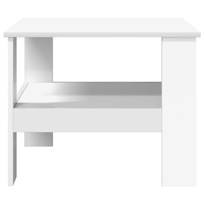 Masă de cafea Alb 57 x 55 x 45 cm Lemn compozit - WALTI WALTI