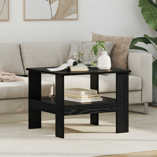 Masă de cafea Stejar Negru 57 x 55 x 45 cm Lemn compozit - WALTI WALTI