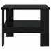 Masă de cafea Stejar Negru 57 x 55 x 45 cm Lemn compozit - WALTI WALTI