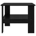 Masă de cafea Stejar Negru 57 x 55 x 45 cm Lemn compozit - WALTI WALTI