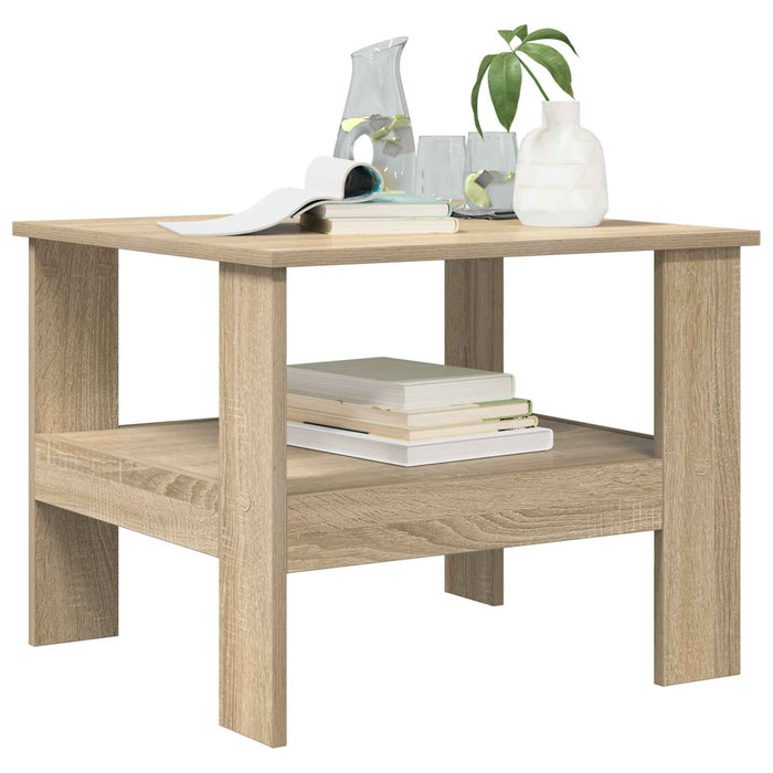 Masă de cafea Stejar Sonoma 57 x 55 x 45 cm Lemn prelucrat - WALTI WALTI